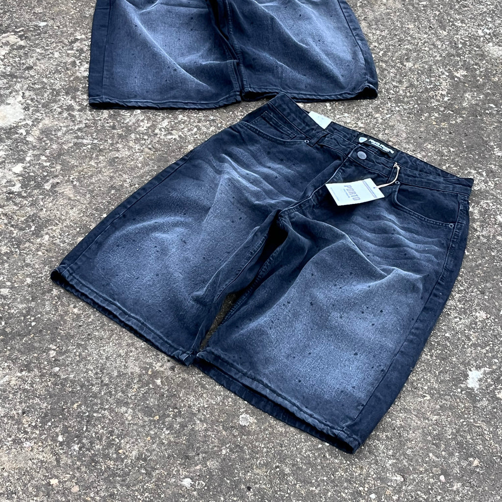 Porto Premium Baggy Jorts | شورت جينز واسع بورتو بريميوم