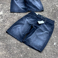Porto Premium Baggy Jorts BLACK🖤| شورت جينز واسع بورتو بريميوم