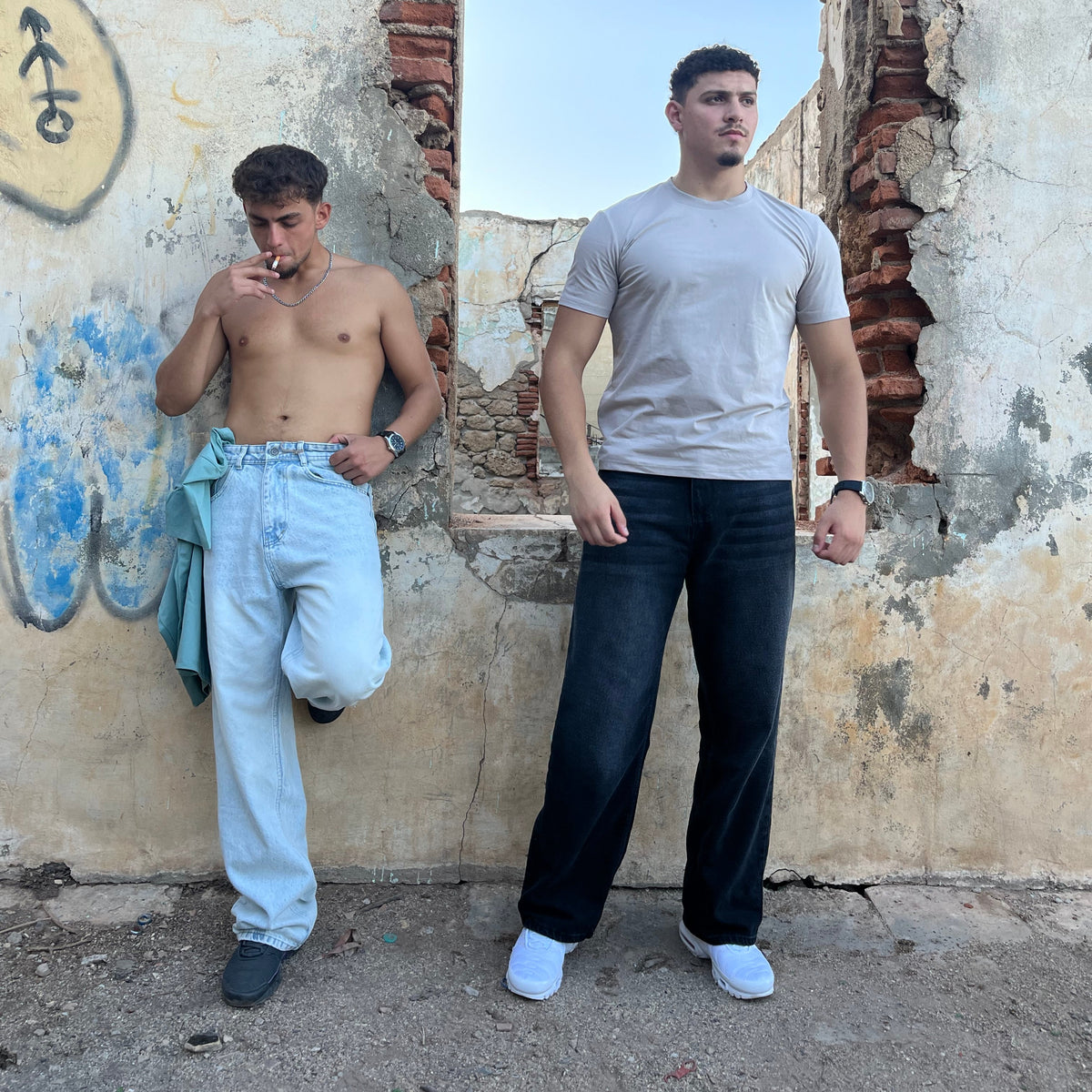 جينز إكسترا باغي بورتو - PORTO Extra Baggy Jeans