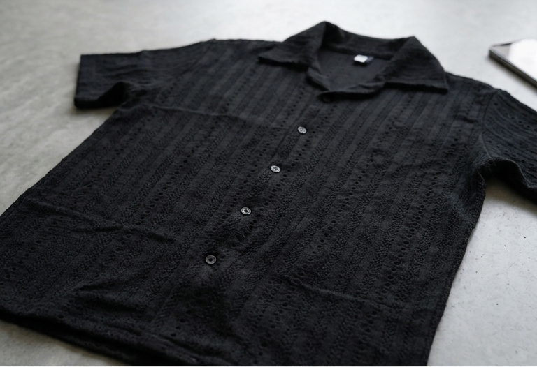 Chemise Crochet Black